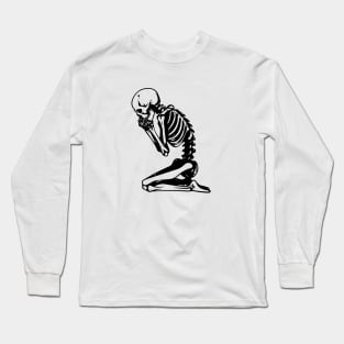 seeking forgiveness skeleton Long Sleeve T-Shirt